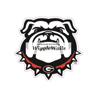 LC Bulldogs Logo - Inch Black Text University of Georgia Bulldogs UGA Logo Removable