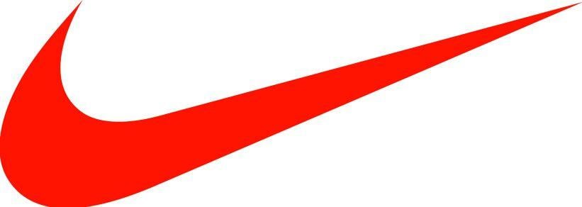 Red Nike Swoosh Logo - Red Swish Clipart