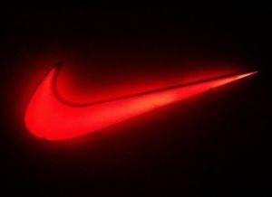 Red Nike Swoosh Logo - Nike Logo Sign 36 Lights Up Red Display Store Advertising
