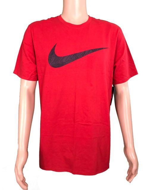 Red Nike Swoosh Logo - Nike Swoosh Logo Men's Size XL Red Athletic T Shirt 100 Cotton