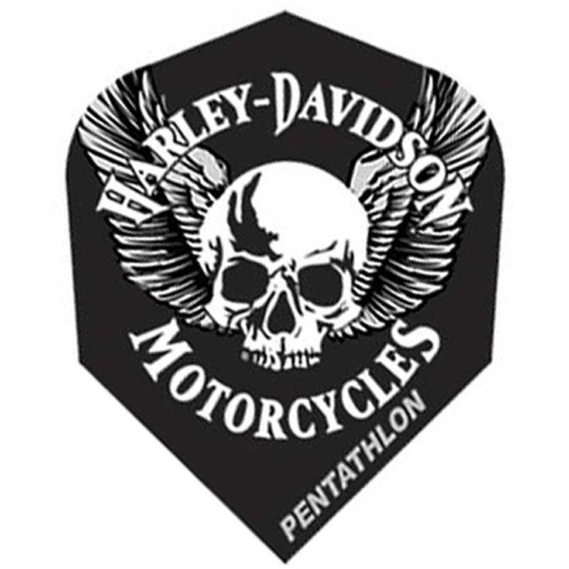 Harley-Davidson Skull Logo - Harley Davidson Skull with wings - Dartstore Sweden