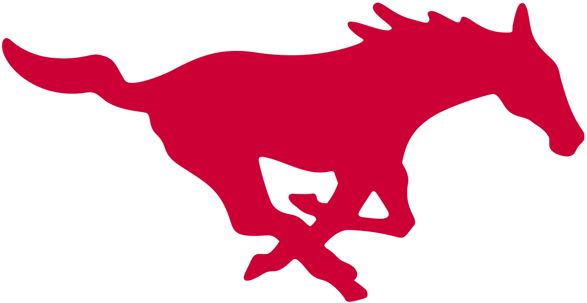 Mustang Football Logo - SMU Mustangs