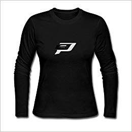 Chris Paul Logo - Amazon.com: Women's Fashion Chris Paul Logo Long-sleeve Tshit Black ...