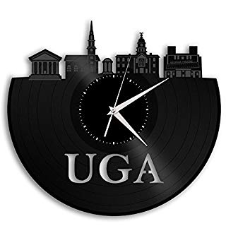 LC Bulldogs Logo - Inch Black Text University of Georgia Bulldogs UGA Logo Removable