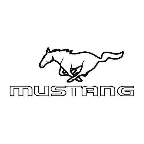 Mustang Horse Logo - Covercraft® FD 11 Silkscreen Mustang And Pony Logo
