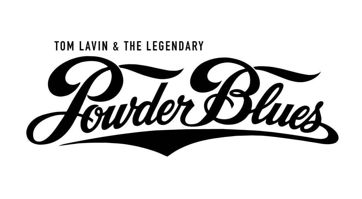 Dark Blue S Logo - Press Kit. Tom Lavin and the Legendary Powder Blues