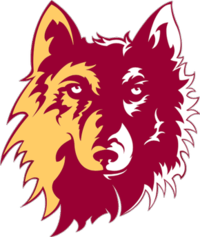 College Wolf Logo - Northern State Wolves