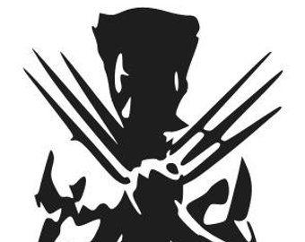 Wolverine Logo - Wolverine car decal | Etsy
