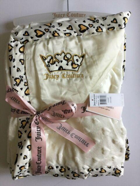Juicy Couture Hearts Logo - $68 NWT JUICY COUTURE LOGO EMBROIDERY PLUSH 3D HEARTS RUFFLE TRIM ...