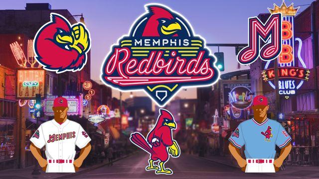 Red Birds Memphis Logo - Redbirds Brand Overhaul Authentically Memphis. Memphis Redbirds News
