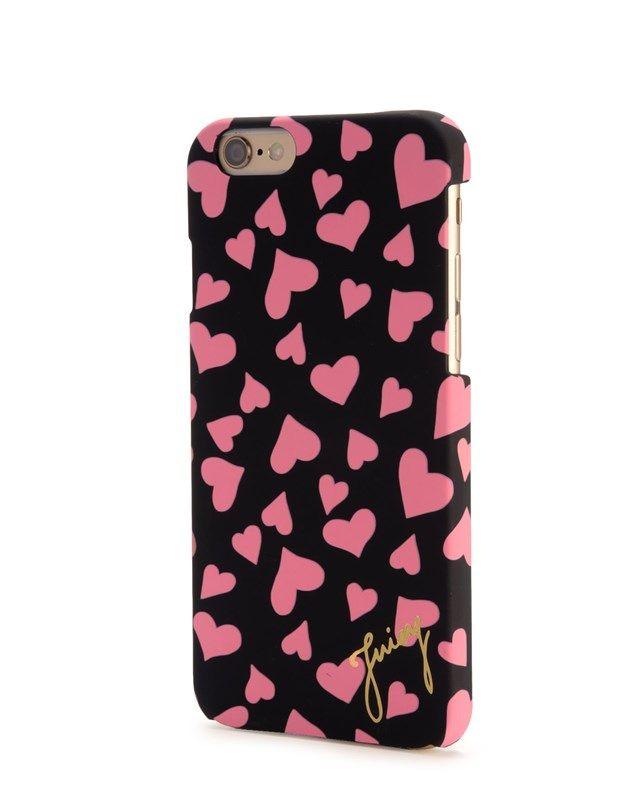 Juicy Couture Hearts Logo - PLUSH HEARTS IPHONE 6 - Juicy Couture
