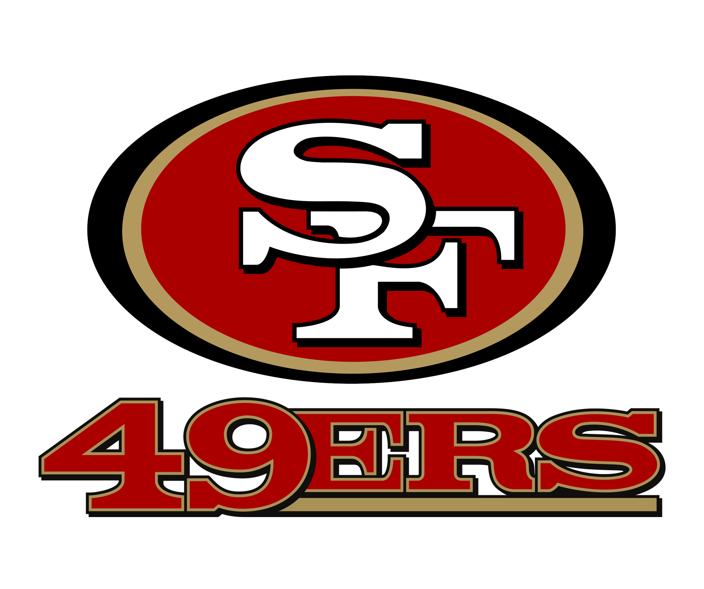 Small 49ers Logo - San Francisco 49ers Logo PNG Transparent & SVG Vector - Freebie Supply