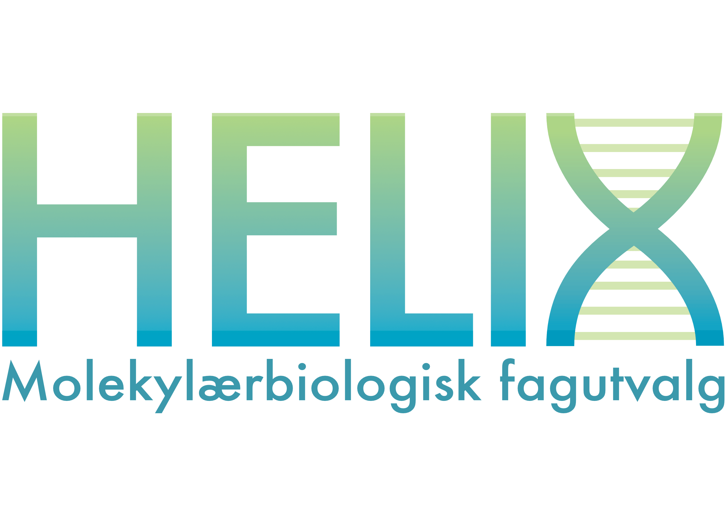 Blue and Green Helix Logo - Helix Biology Student Council. Department of Biological