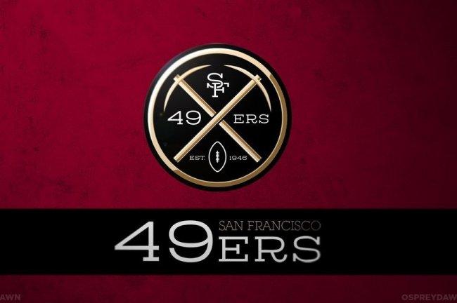 Small 49ers Logo - Redesigned Logos for Every NFL Team - Daily Snark