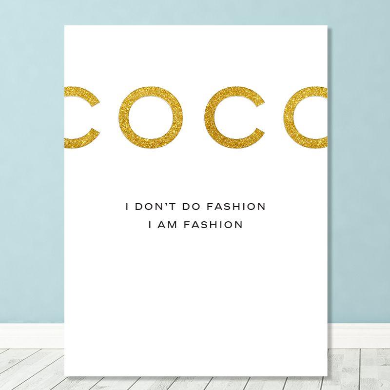 Gold Glitter Chanel Logo LogoDix