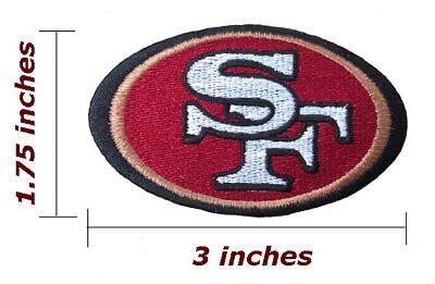 Small 49ers Logo - SAN FRANCISCO 49ERS Helmet Small Size Wide 2.25