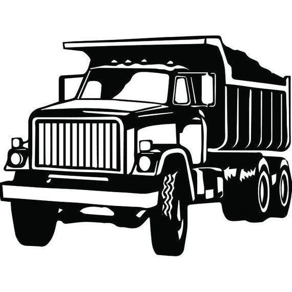 Construction Truck Company Logo - Truck Driver 14 Dump Truck Trucker Industrial Construction