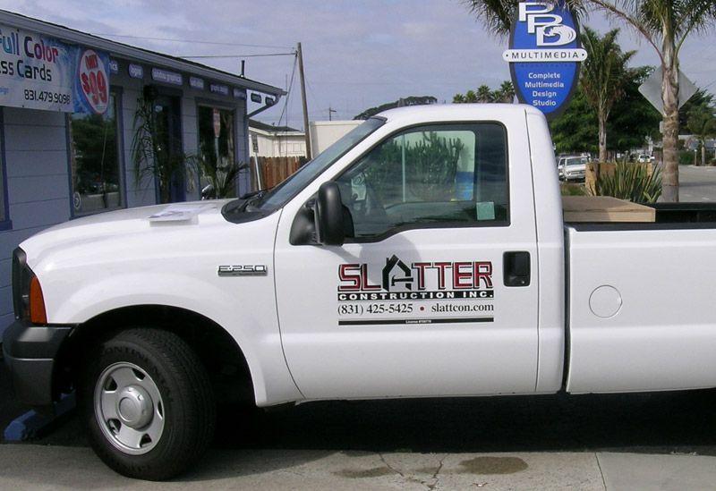 Construction Truck Company Logo - PPD Multimedia, Inc. - Slatter Construction