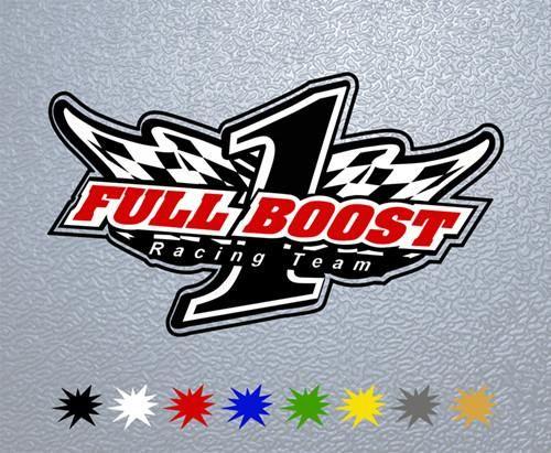 Boost Racing Logo - Full Boost Racing Logo Sticker