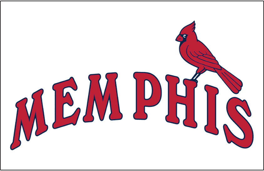 Red Birds Memphis Logo - Memphis Redbirds Jersey Logo - Pacific Coast League (PCL) - Chris ...