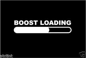 Boost Racing Logo - Boost Loading Decal Window Sticker JDM Racing Logo Graphic Turbo ...