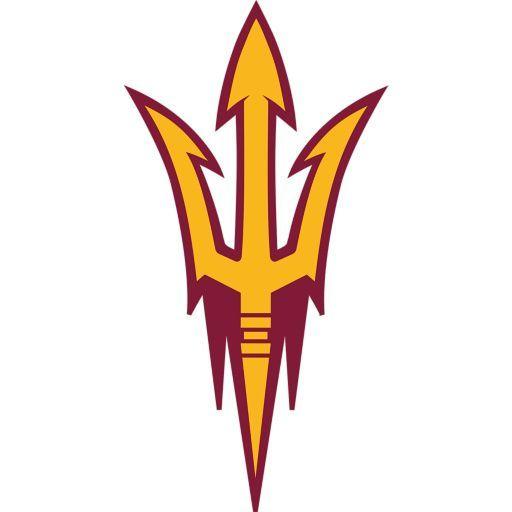 Asu Trident Logo - asu sun devils | Arizona State Sun Devils Pitchfork Logo Fathead ...