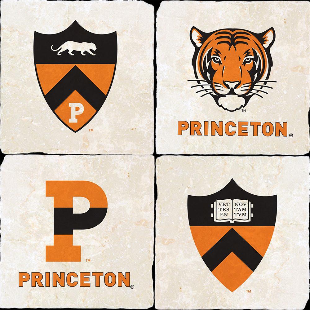 Princeton Logo - Princeton Logos 4 Coaster Set – Ivysport