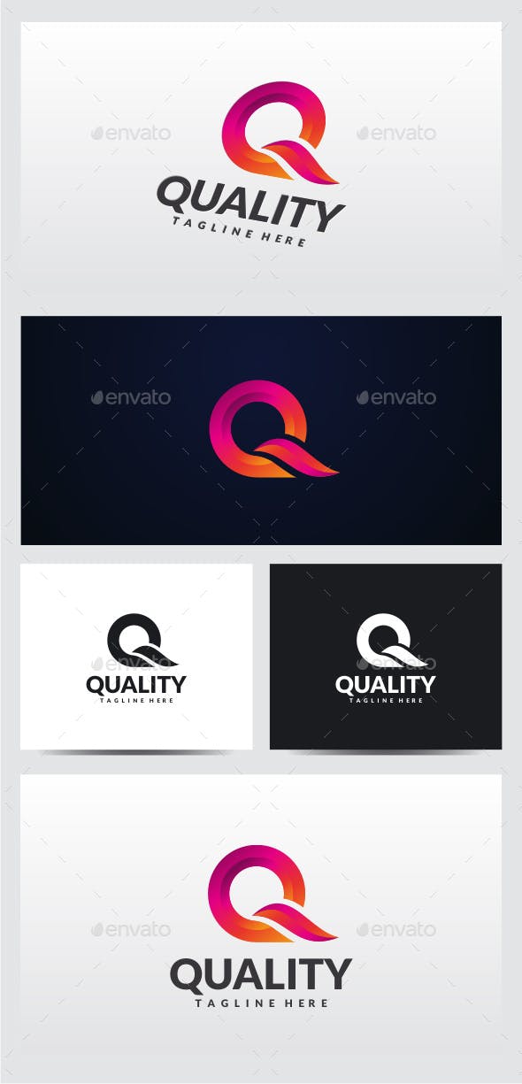 Quality Q Logo - Quality - Letter Q Logo by VectorOne | GraphicRiver