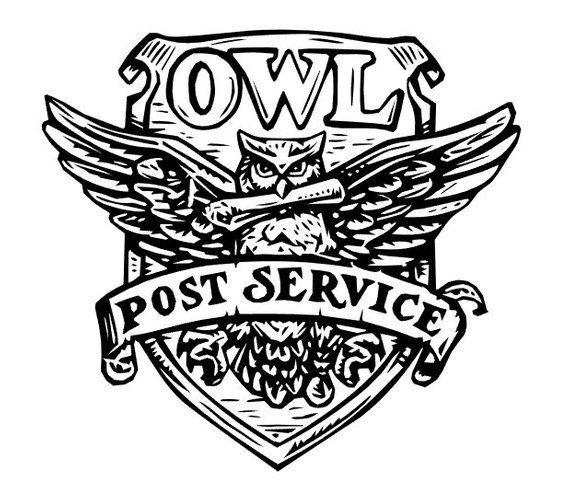 Owl Post Logo - Owl post service, HP car decal, laptop decal, vinyl decal in 2019