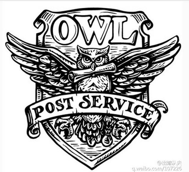 Owl Post Logo - Retro Harry Potter post service OWL wax seal stamp copper head DIY