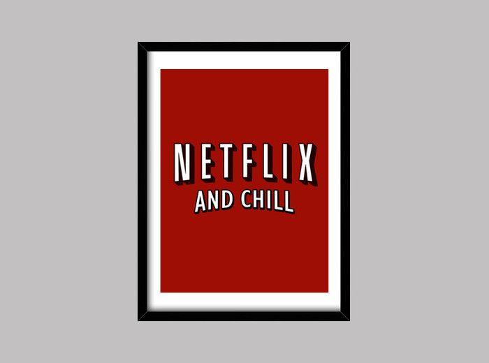 Netflix and Chill Logo - netflix and chill Framed Print. Tostadora.co.uk