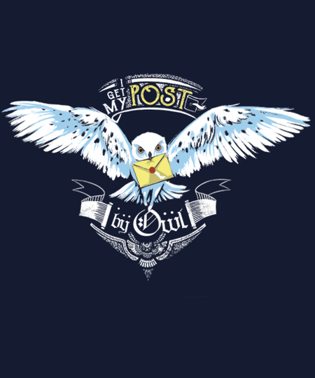 Owl Post Logo - Owl Post from Qwertee. Day of the Shirt