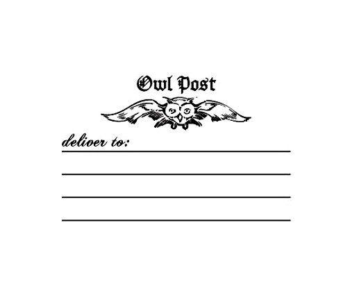 Owl Post Logo - Owl Post rubber stamp Harry Potter by terbearco on Etsy, 24.99 ...