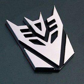 Cool Amazon Logo - (1) 3D Transformers Decepticon Metal Logo Badge Emblem