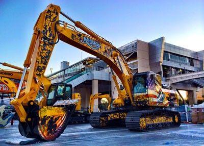 Kobelco Excavators Logo - Kobelco Excavators Feature Patriotic Wraps from GeckoWraps | Avery ...