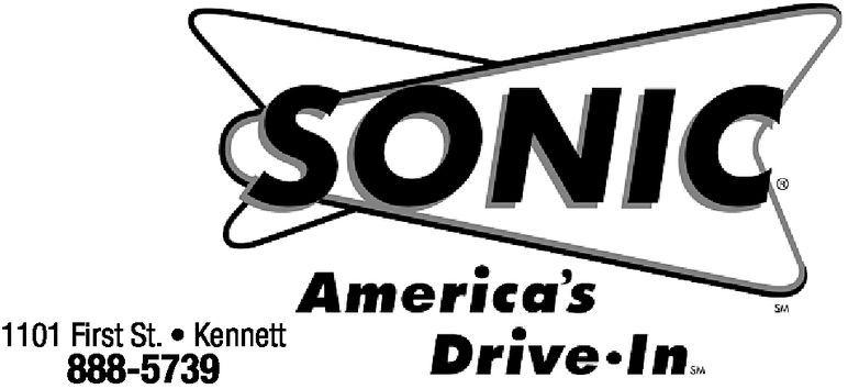 Sonic Drive in Black and White Logo - Daily Dunklin Democrat Business Directory: Coupons, restaurants