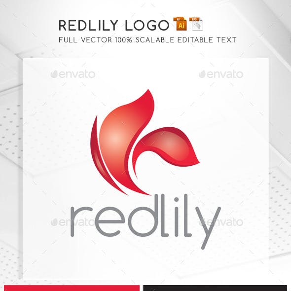 Red Lily Logo - Red Hot Logo Templates from GraphicRiver