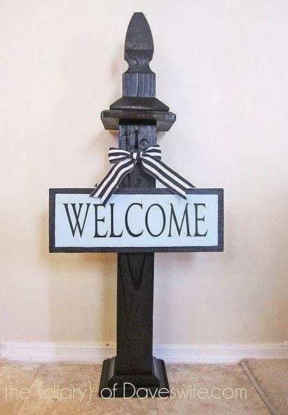 Post Sign Out Logo - Front Porch Post Sign Tutorial By Step Instructions On How To