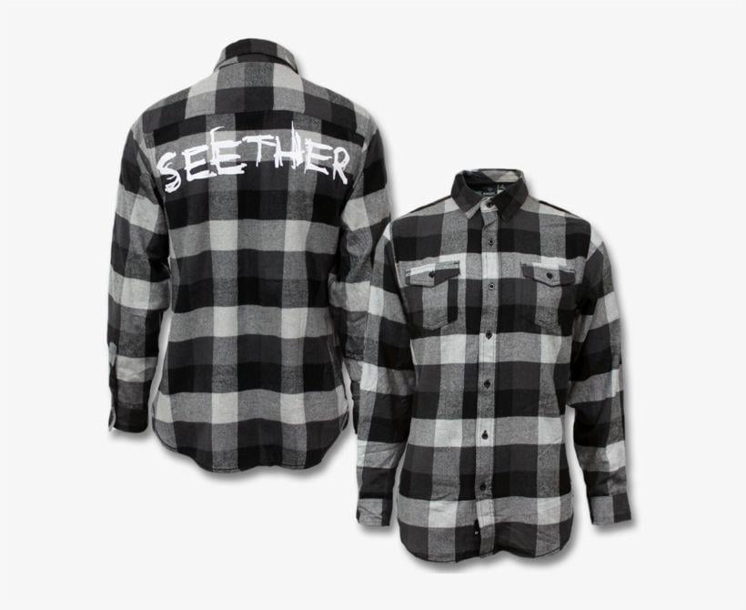 Seether Logo - Seether Logo Flannel Shirt - Seether Flannel PNG Image | Transparent ...