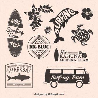 Surf Team Logo - California Surf Vectors, Photos and PSD files | Free Download