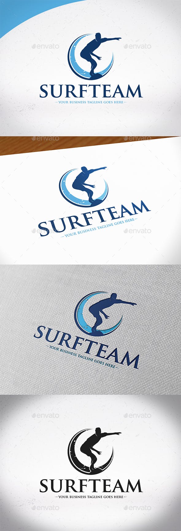 Surf Team Logo - Surf Team Logo Template by BossTwinsMusic | GraphicRiver