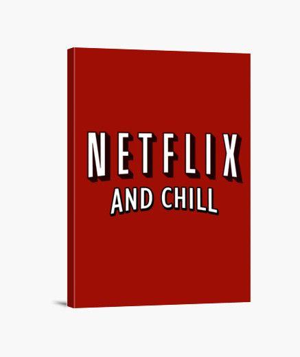 Netflix and Chill Logo - netflix and chill Wall art - 1358994 | Tostadora.co.uk