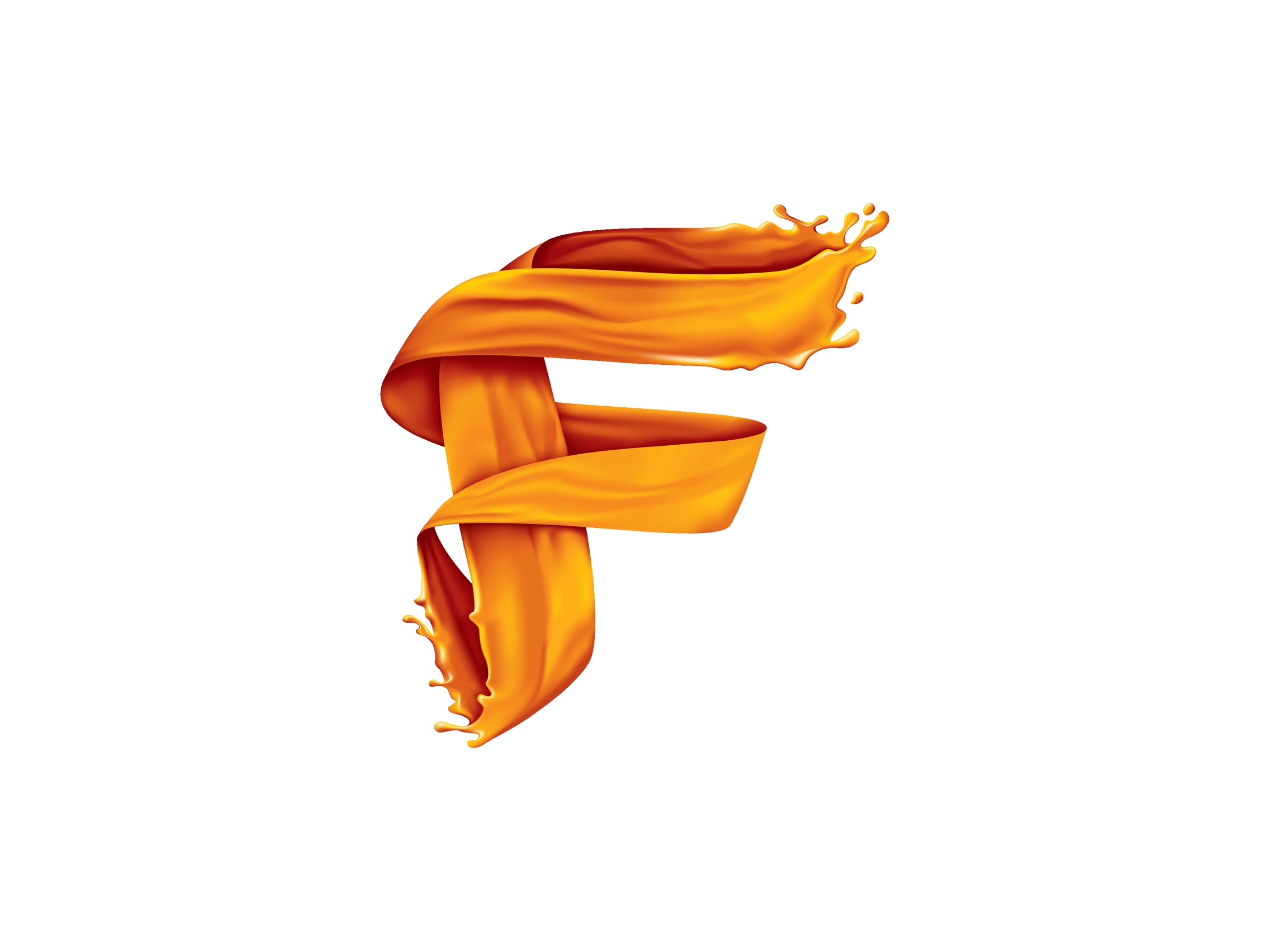 Orange F Logo - F Letter Logo Png - Free Transparent PNG Logos