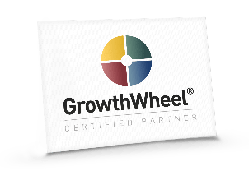 Growth Wheel Logo - 10 Decal Stickers with GrowthWheel Certified Partner Logo — GrowthWheel