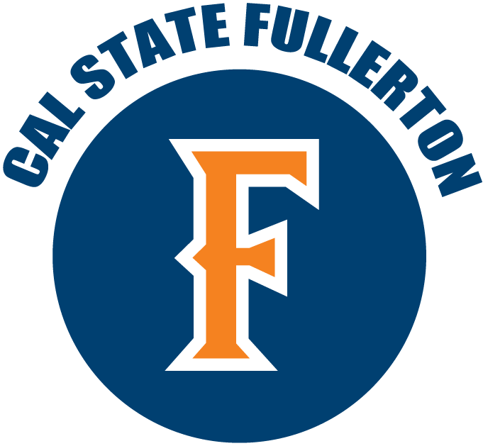 Orange F Logo - Cal State Fullerton Titans Primary Logo (1992) Orange F on a
