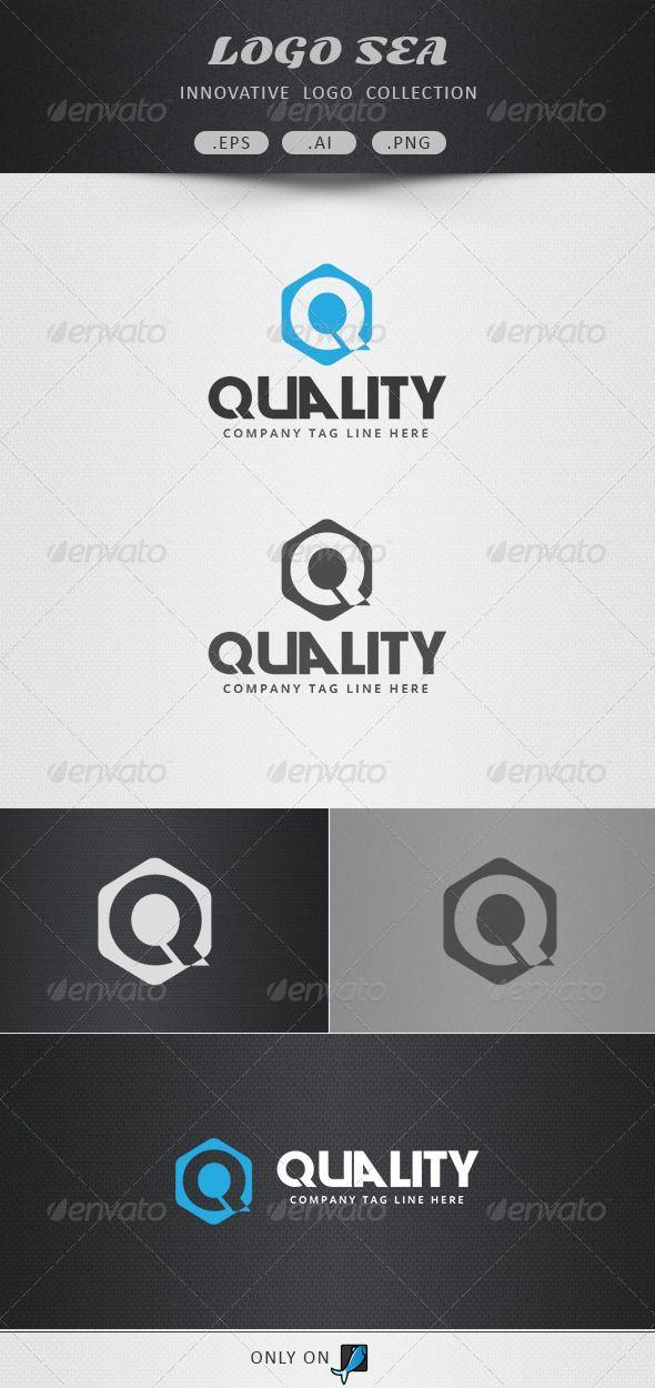 Quality Q Logo - Pin by Bashooka Web & Graphic Design on Letter-Based Logo Designs ...