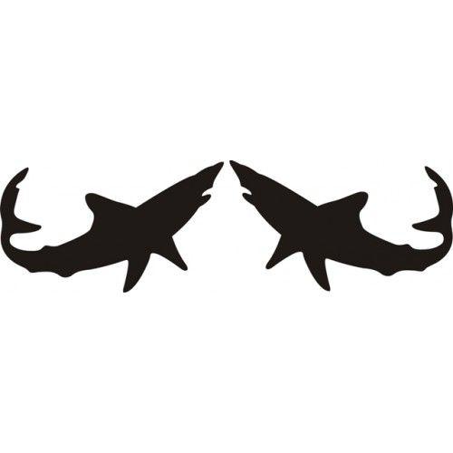 Mako Shark Logo - Mako Shark Boat Logo Vinyl Graphics Decal GraphicsMaxx.com