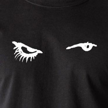 Black and White with Orange Eyes Logo - Clockwork Orange T Shirt | Alex DeLarge | Revolution Ape