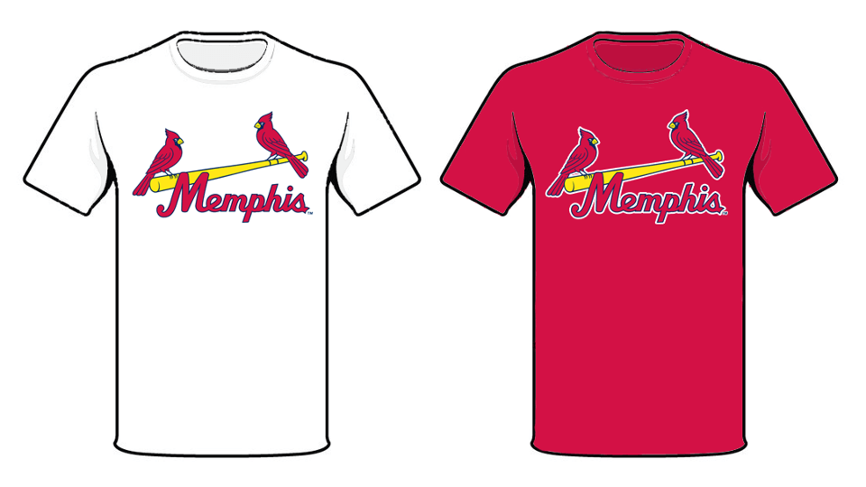 Red Birds Memphis Logo - Redbirds Debut Five Game T Shirt Pack. Memphis Redbirds News
