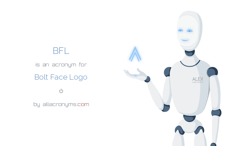 Bolt Face Logo - BFL abbreviation stands for Bolt Face Logo